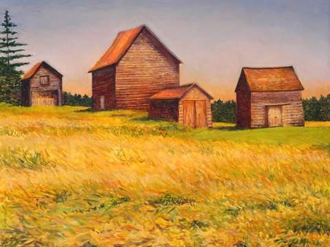 Four barns
