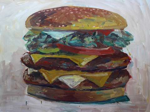 Double cheeseburger