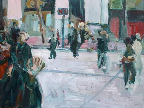 Crossing the street