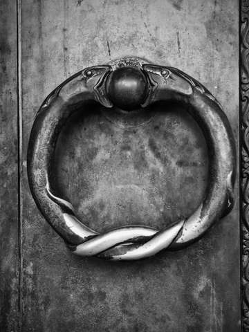 Ring of serpents door handle from nashvilles parth