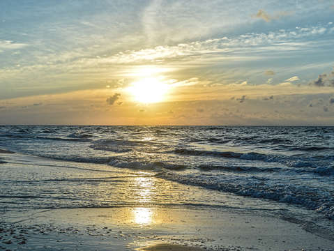 Shiny Metal Sunrise