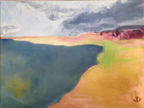 Beach and shapes study i
