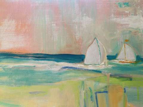 Beach and shapes study ii