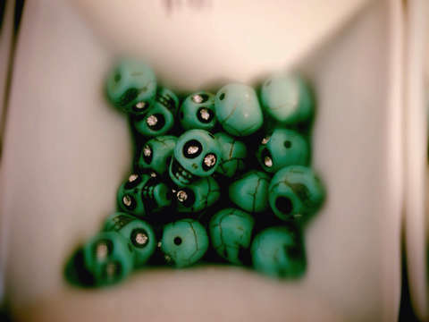 Green skulls