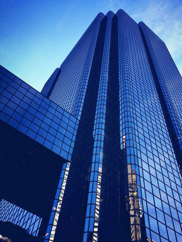 Tower in blue