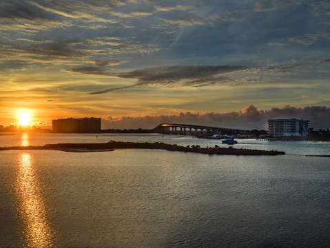 Sunrise across terrys cove