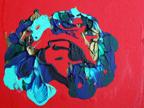 Archipelago on red