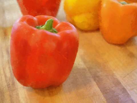Tri-Colored Peppers