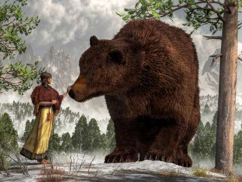 The bear woman