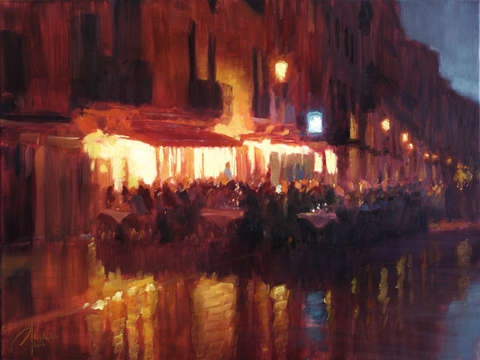 Dinner in venice