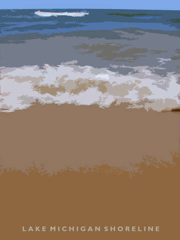 Lake michigan shoreline