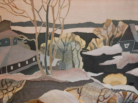 Winter in country