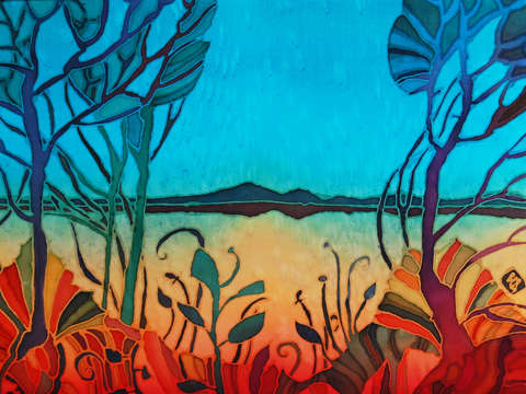 Sunset lake