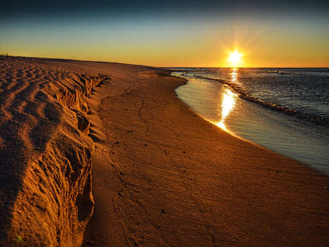 San shelf sunrise