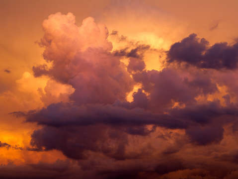 Angry sky