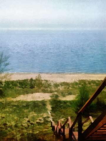 The way to the beach