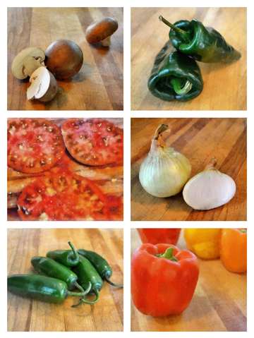 Kitchen collage