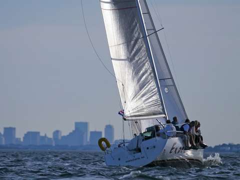 Exocet makes her way to boston
