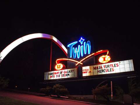 Twin Drive In Night