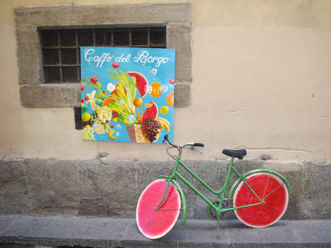 Watermelon bike