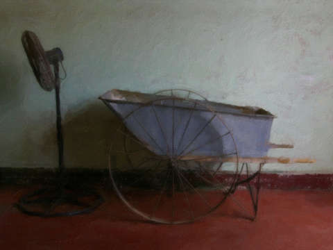 Fan cart a still life