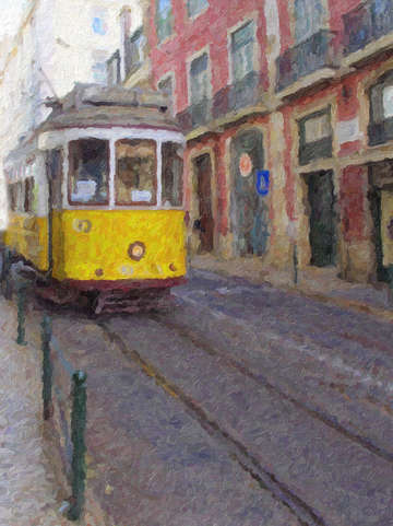 Lisbon trolley vii