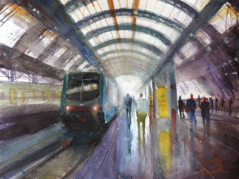 Milan italy central train station