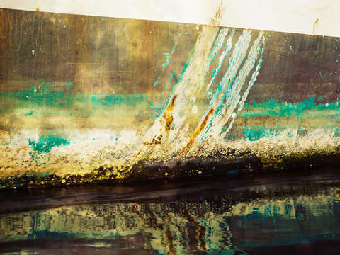 Hull reflection abstract 2