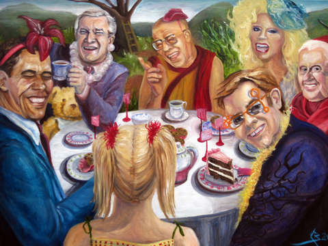 The time travelers tea party