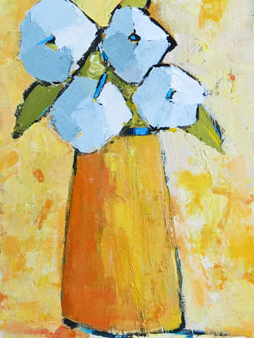 Yellow vase