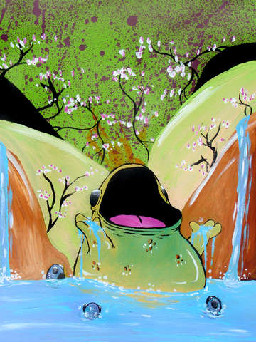 Watering hole of happiness
