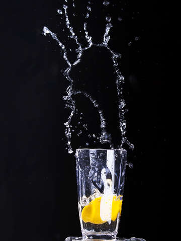 Water with lemon