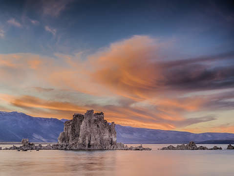 Mono lake sunset