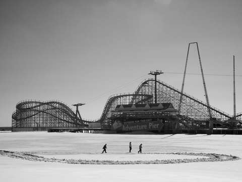 Skating at the Jersey Shore