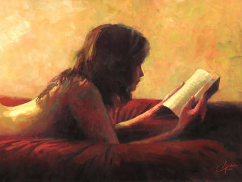 Reading in bed