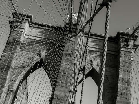 Brooklyn bridge 02 bw