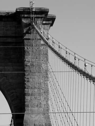 Brooklyn bridge 04 bw