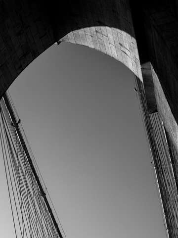 Brooklyn bridge 07 bw