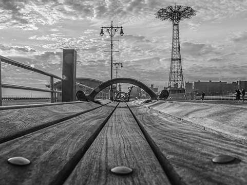 Bench view bw 6376
