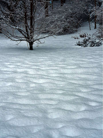 Snow pockets