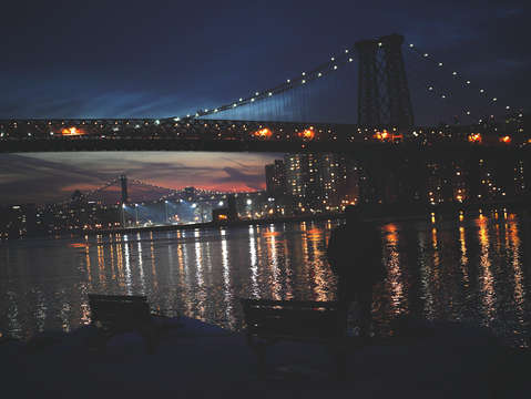 Evening blue