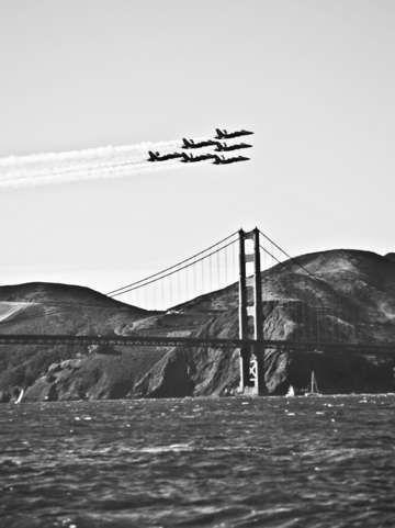 Angels Over the Golden Gate Bridge