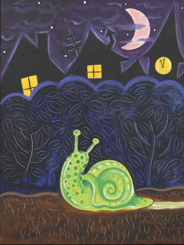 Radioactive snail