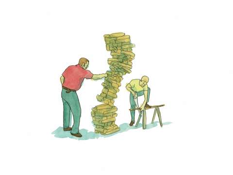 Lumberyard jenga