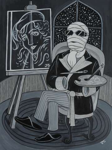 The invisible man jack paints flora