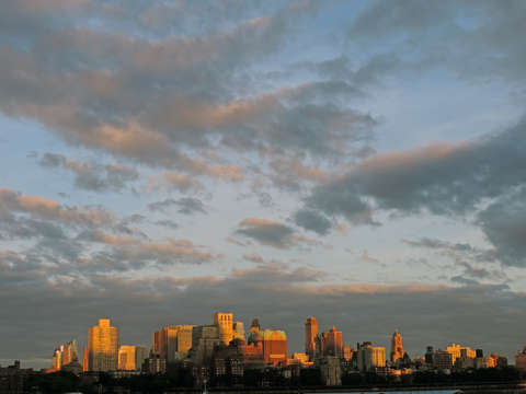 Brooklyn new york at sunset
