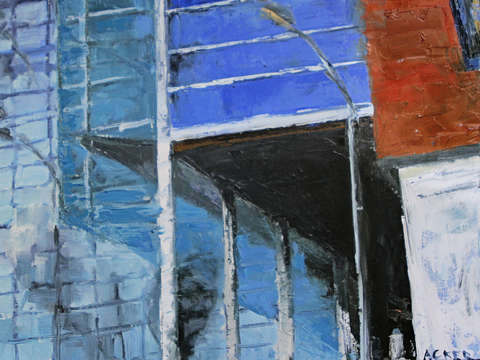 Glass buildings