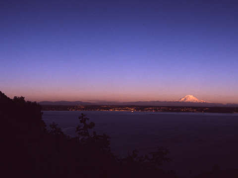 Mount rainier sunrise