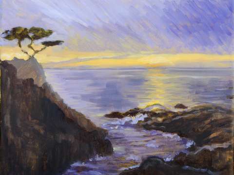 Sunset in sanremo