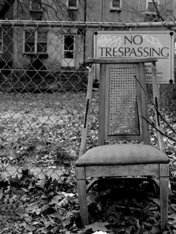 No trespassing